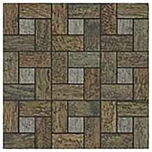 K-34/SR/m01 Timber (Тимбер) black walnut 300x300 структурированный (рельеф) коричневый мозаика