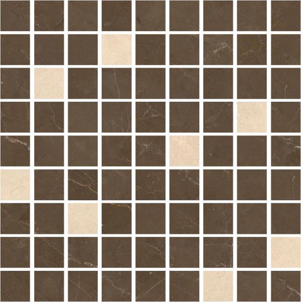 K-1003(1002)/LR/m21 Marble Trend (Марбл Тренд) Crema Marfil (Pulpis) 300x300 мозаика