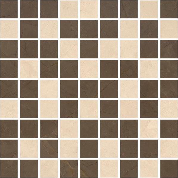 K-1002(1003)/MR(LR)/m22 Marble Trend (Марбл Тренд) Pulpis (Crema Marfil) 300x300 бежевая мозаика