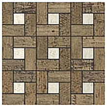 K-32/SR/m01 Timber (Тимбер) eucalyptus 300x300 структурированный (рельеф) коричневый мозаика