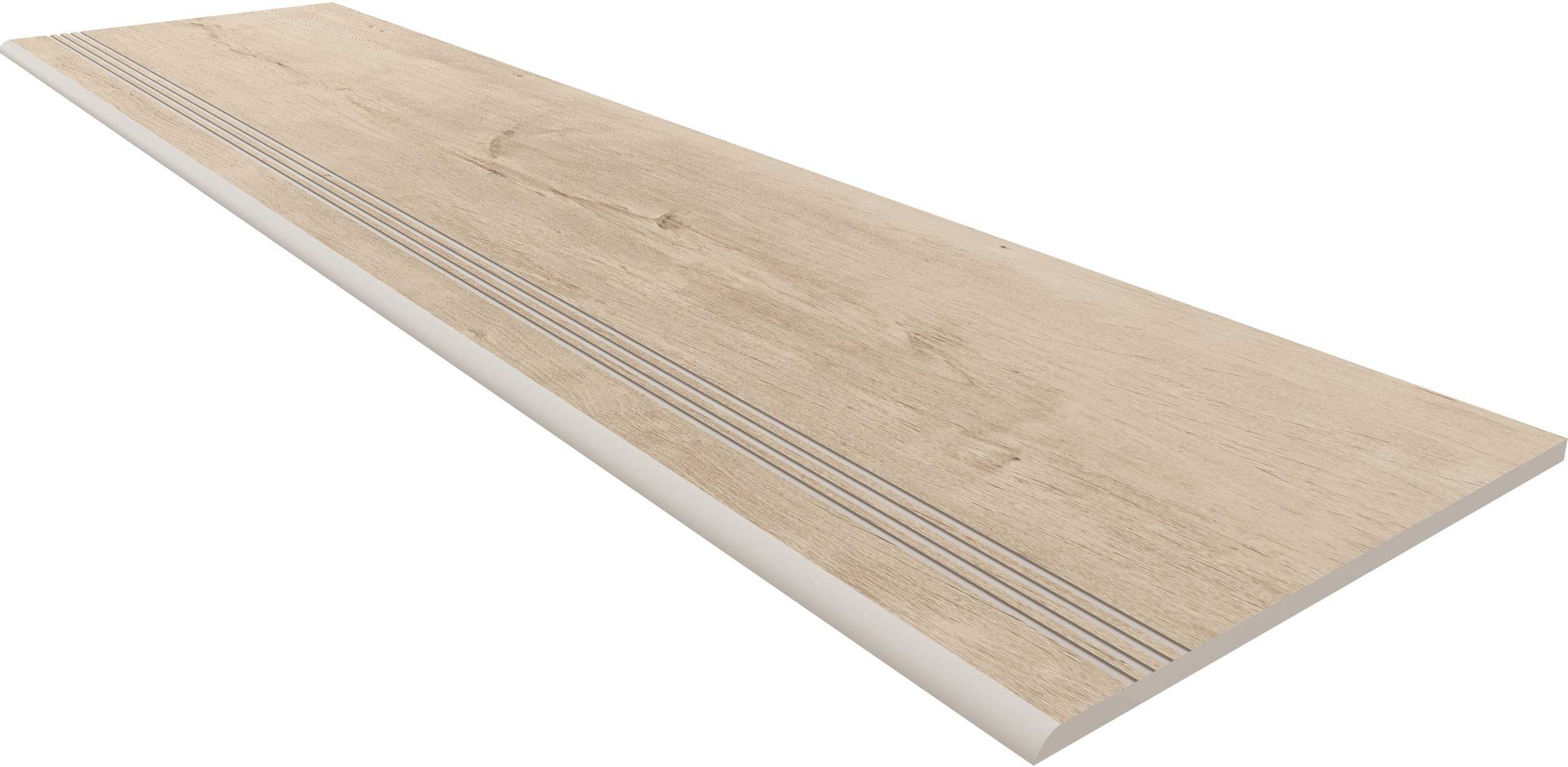 SF02 Soft Wood Creamy 300x1200 неполированный бежевый ступень (с насечками)