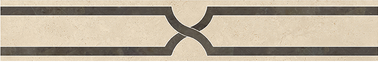 K-1003/LR/f02-cut Marble Trend (Марбл Тренд) Crema Marfil (Крема Марфил) 100x600 лаппатированный бежевый бордюр
